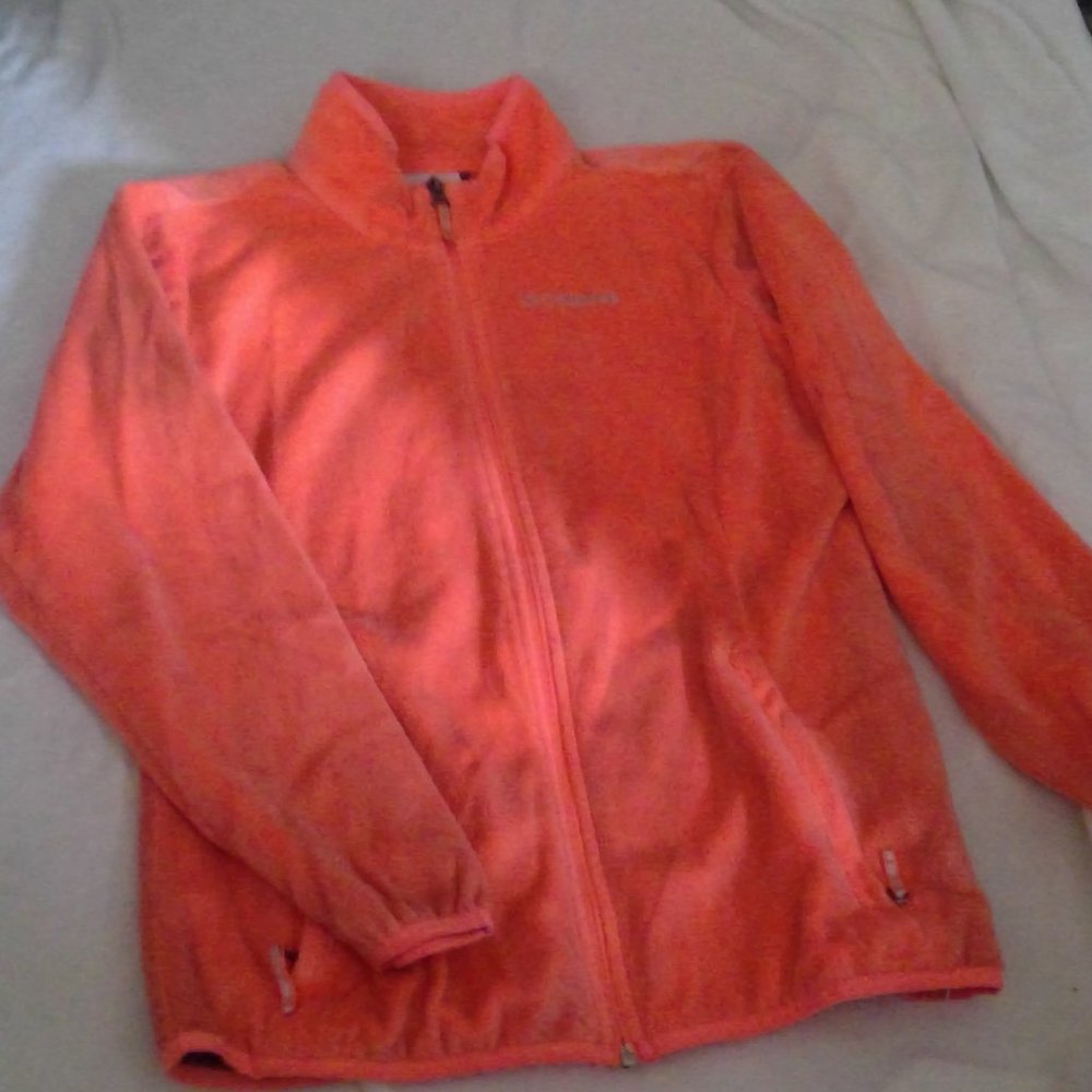 Girls large Columbia fleece jacket